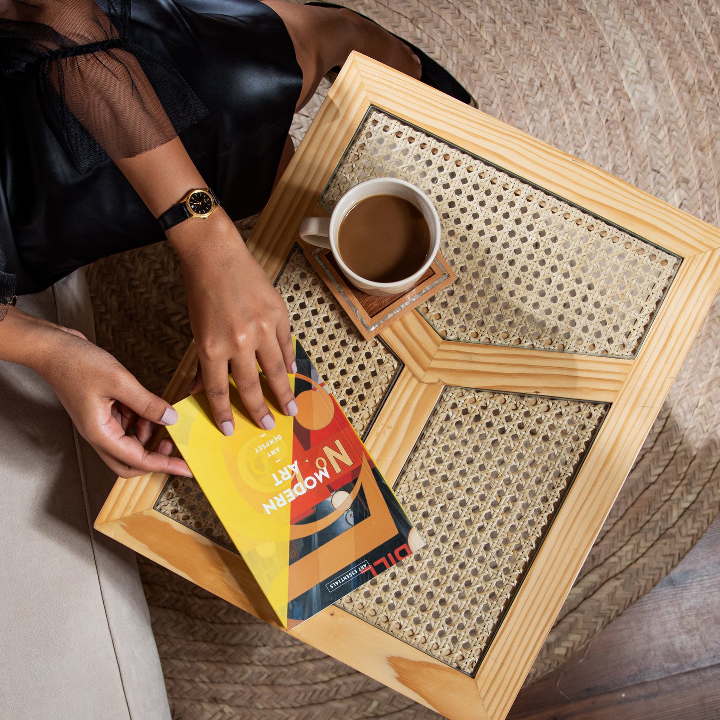 Wicker Side table